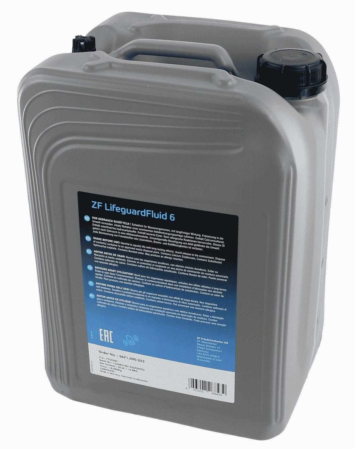 Aceite para transmisión automática  ZF Parts S671090253 precio, desde 28,83 EUR